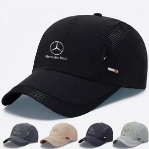 1PC 메쉬 야구 모자 조절 가능 속건 스포츠 트럭커 캡 메르세데스 벤츠 A C E S G 클래스 GLC CLE CLA GLB