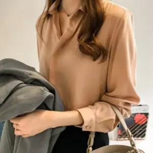 남방 블라우스 LK-S001 롱셔츠 짝꿍닷컴 카라셔츠 4컬러 여성블라우스