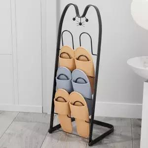 슬리퍼 거치대 다용도 욕실 현관 실내화 거치대 간이 수납 공간활용 틈새 원룸 공간 협소