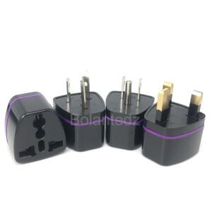 황동 범용 미국 유럽 연합 영국 전원 플러그 어댑터  이스라엘 브라질 여행 변환기