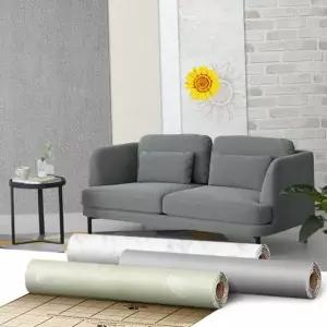 셀프 벽지 간편 스티커 친환경 접착식 벽지 단색 인테리어 디자인 도배용 시트지 엠보싱 주방 바른 아트