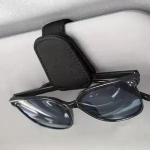 차량용 선글라스 클립 아이웨어 바이저 보관함 차량용 안경 거치대 자동차 악세사리 다용도 자석 카드 수납