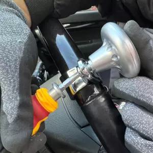 자동차 화물차 파워 핸들 운전대 핸들봉 블랙