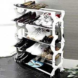 화이트 오픈신발장 15족 슈즈렉 신발정리대 신발장