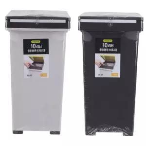 종량제 봉투 휴지통 모던 터치식 인테리어 10리터 휴지통 화장실 거실 원룸 주방 일반
