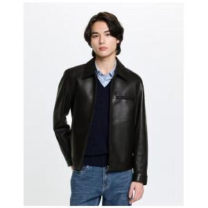 [AK플라자] [헤지스남성] 다크브라운 양가죽 자켓 HZJU6A102 W3