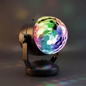 /혀니별 혼시티 크리스탈 LED 미러볼 블랙 스탠드