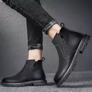 캐주얼 베이직 남성용 옆 지퍼 데일리 첼시부츠 남자워커 남성워커 남자부츠 남성부츠