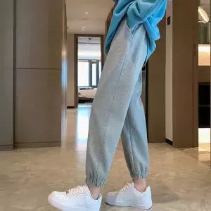 편한 여자 바지 기모 조거 팬츠 밴딩 데일리 원마일 RpS2+1trY