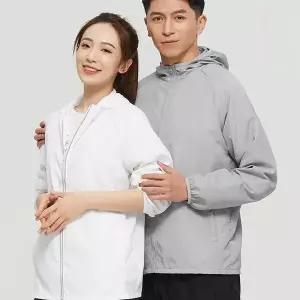 휴대 바람막이 자켓 아웃도어 간절기 경량 얇은 등산 바람막이 봄점퍼 봄자켓 여성 티셔츠 남성 남자 여름