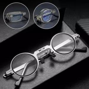 안경 안경테 돋보기 노안 시계수리 확대경 테 접이식 휴대용 사각테 원형테