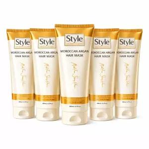 모로칸 아르간 헤어팩 손상모 케어 트리트먼트 200ml 5개