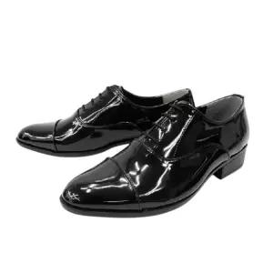 반짝이는광택 발편한 구두(블랙) 우레탄창 정장화 옥스포드화 클래식