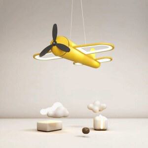 비행기 전등 거실 장식 백색광 소형 노랑 모형 펜션 무드등 인테리어 46x45