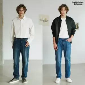 바스키아 26SS 남성 컬러웨이 오버다잉 데님팬츠 1종