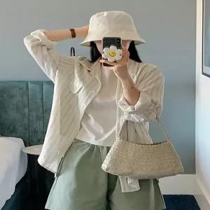 린넨 포켓 스트라이프 셔츠 (one color)