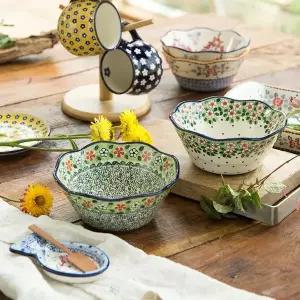 [부엌다옴]1+1 폴란드풍 파뷔에 슐레지엔 리시안셔스 면기 (화이트+그린) 총2P