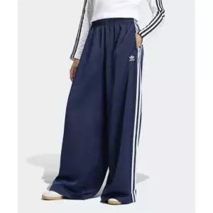 아디다스 새틴 와이드 레그 트랙 팬츠 - 나이트인디고화이트 KQ6543 361115