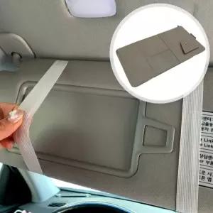 차량용 썬바이저 포켓가방 그레이 썬바이저 선바이저 차량용포켓 수납 카드