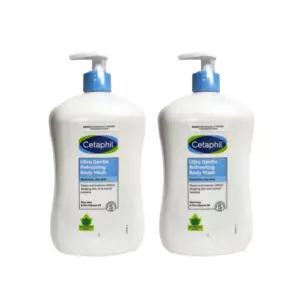 세타필 젠틀 수분가득 보습 리프레싱 바디워시 1000ml x 2개