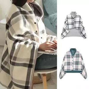 극세사담요 다용도 극세사 케이프 무릎담요 ELS-016