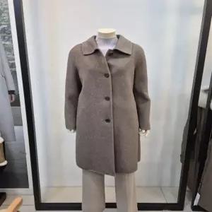 쉬즈미스 캐시미어 울 혼방 핸드메이드 맥코트 결혼식 하객룩코트 P442080