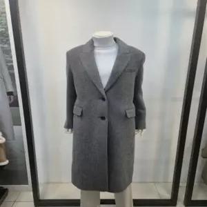 쉬즈미스 울혼방롱코트 싱글핸드메이드코트 하객룩 결혼식 P441100