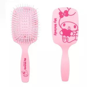 마이멜로디 사각쿠션 브러쉬(467866)/쿠션/거울/헤어/원목/정전기/방지/두피/마사지/탱글/브러쉬/미용실/