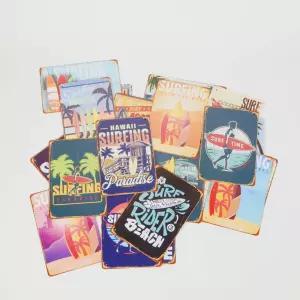 빈티지 서핑보드 해변 철제 인테리어 벽장식 소품 kqA9+8Juw