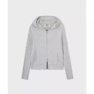 WHO.A.U High-Guage Cable Hoodie Zip-up / WHCKG2391F