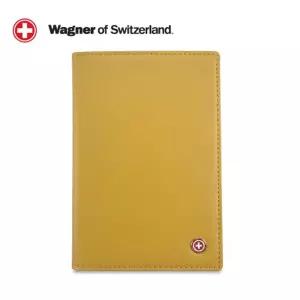 SwissWagner 천연소가죽 여권지갑 (골드옐로우)