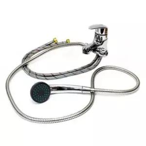 [반려] 원홀 겸용 세면수전 세면대 수도꼭지 냉온수 샤워기