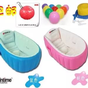 스파 욕조 다기능 가정용 풍선 대야 접이식 휴대용 파란