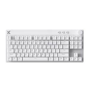 프리플로우 MCHOSE MIX87 레피드트리거 자석축 게이밍 키보드 화이트, 라이트닝축 128K