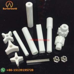 용광로 점화 전극 스타 헤드 산업용 가마 플러그 매화 가스 버너 액세서리 세라믹 소용돌이