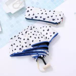 파우치형 uv 차단 양우산 자외선 초경량 꽃프린팅 가벼운