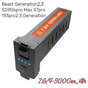 100%  4 축 드론 배터리 7.4V 3400mAh 비스트 2 3 세대 EVO Sg906pro 맥스 X7pro