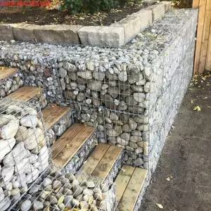 돌철망 개비온 스프링 사각 틀 스톤 정원판석 돌담 블록 화단경계 조경 게비온 돌망태 담장