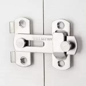 이중 도어 문 클로징 잠금 장치 걸쇠 - 소형/큐비클/잠금쇠/걸고리/문걸쇠/도어락/오도시/빗장/시건/화장실