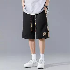 7부 빅사이즈남성반바지 쿨링반바지 냉동고바지 여름 ASc6+3wFl