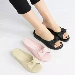 간호사슬리퍼 리본슬리퍼 발편한 낮은 웨지굽슬리퍼 여성슬리퍼