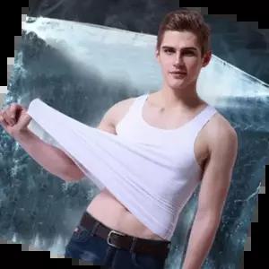 아이스실크 이너웨어 남성 티셔츠 런닝 이너룩