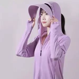 하루소소) 여름 아이스쿨 후드래쉬가드 아웃도어 운동 피부보호