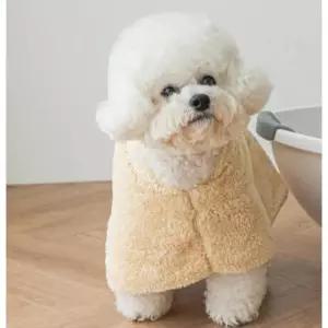 초코펫하우스 강아지 고양이 목욕 가운 펫타올 괴물흡수력 몬스터타올 1장 몬스터가운