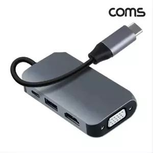 USB 196VYQ61 3.1 Type C 컨버터 멀티 4 in 1 HDMI 4K2K VGA U