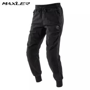 맥슬러 조거 팬츠 오토바이 바지 라이딩진 - 블랙
