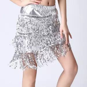 라틴 벨리 댄스복 스커트 방송 여성 라인 댄스스포츠 치마 공연복