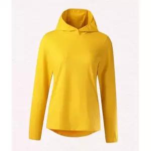 코오롱스포츠 KOLON SPORT 여성 소프트필 후드 긴팔 티셔츠 JKTBS26112YEL 326656