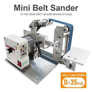 915-50mm 전기 미니 벨트 샌더 다기능 산업용 가변 속도 연마 공구 (금속, 목재 연마용)