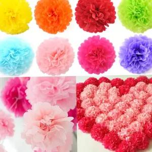 종이꽃 25cm 페이퍼벌룬 허니 파티 장식 생일 풍선 용품